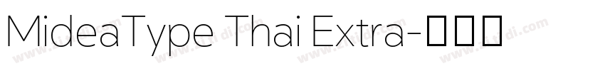MideaType Thai Extra字体转换 MideaType Thai Extra字体转换